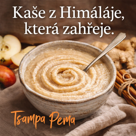 Tsampa Pema Jablko, skořice a zázvor 400 g | Zdravá snídaně | Pegrastore