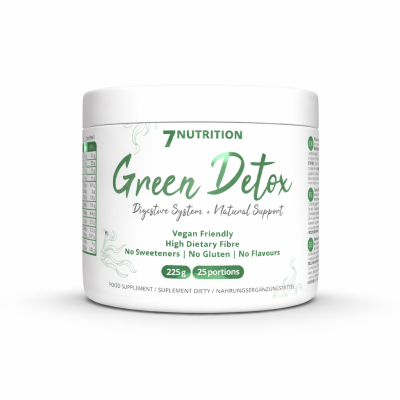 7Nutrition Green Detox 225 g – přírodní směs pro očistu organismu, Pegrastore.cz