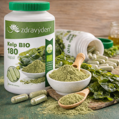 Zdravý den Kelp BIO 180 kapslí, Pegrastore.cz