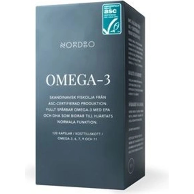 Nordbo Scandinavian Omega-3 Trout Oil 120 kapslí, Pegrastore,cz
