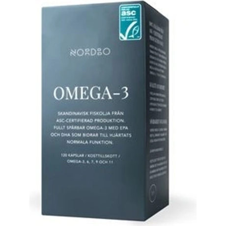 Nordbo Scandinavian Omega-3 Trout Oil 120 kapslí, Pegrastore,cz