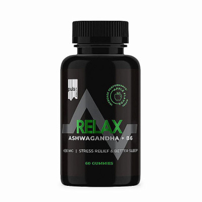 PULS nutrition Relax Ashwagandha + B6 60 gummies apple, Pegrastore.cz