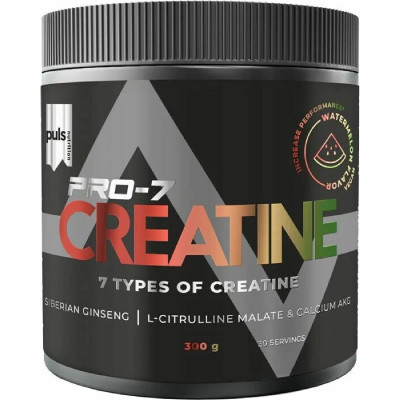 PULS nutrition Creatin PRO-7 300 g | 7 forem kreatinu pro sílu a výkon
