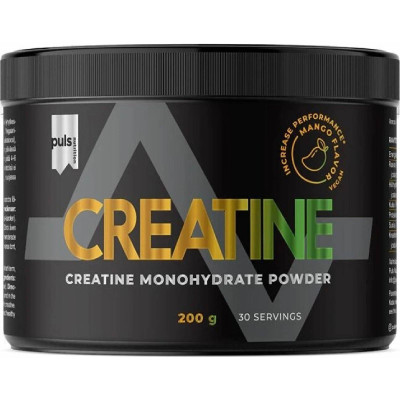 PULS Creatine Monohydrate 200 g – kreatin na sílu a výkon s příchutí