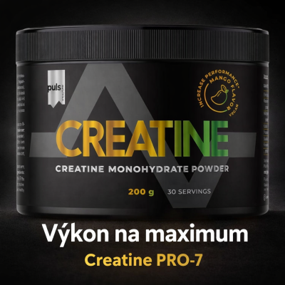 PULS Creatine Monohydrate 200 g – kreatin na sílu a výkon s příchutí