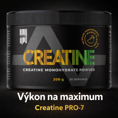PULS Creatine Monohydrate 200 g – kreatin na sílu a výkon s příchutí