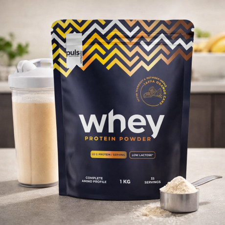 Puls Nutrition Whey Protein 1 kg | syrovátkový koncentrát