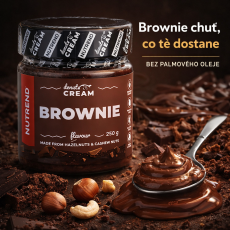 NUTREND DENUTS CREAM Brownie 250 g, PegraStore.cz