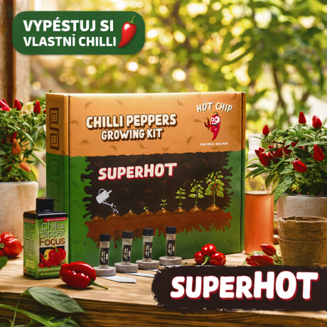 Sada na pěstování superpálivých chilli, Pegrastore.cz
