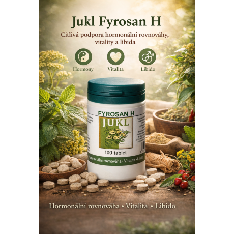 Jukl Fyrosan H 100 tablet | Bylinná podpora hormonální rovnováhy