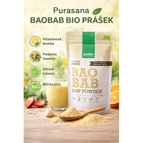 Malý návyk, velký rozdíl
Baobab pro energii, trávení a imunitu
🔥 Najdeš na PegraStore.cz