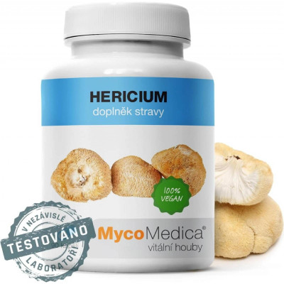 MycoMedica Hericium 90 kapslí | Focus, trávení a vitalita