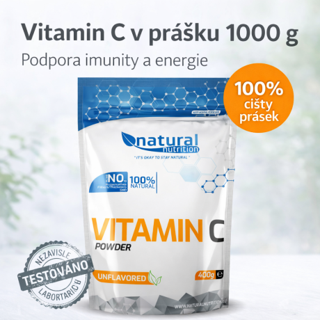 Vitamin C prášek pro imunitu . pegrastore.cz