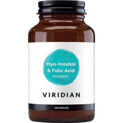 Viridian nutrition Myo-Inositol & Folic Acid 120 g, pegrastore.cz