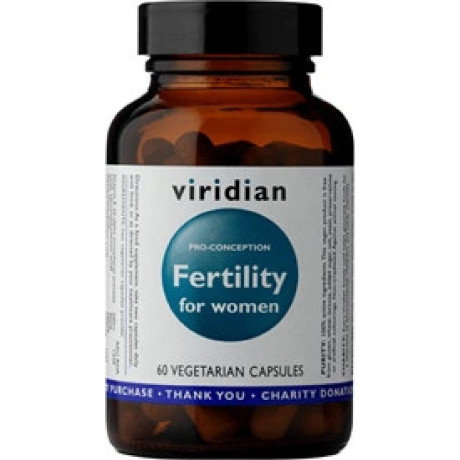 Viridian Fertility for Women 60 kapslí (Ženská plodnost), pegrastore.cz
