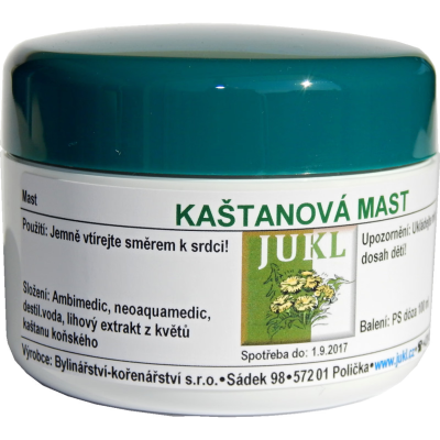 Jukl Kaštanová mast 100 ml, pegrastore.cz