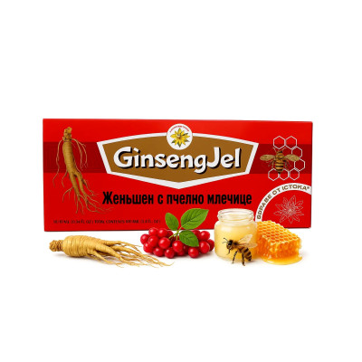 Ženšen s mateří kašičkou a schizandrou - Ginseng Royal Jelly ampule 10 x 10 ml. pegrastore.cz