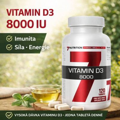 7Nutrition VITAMIN D3 8000 120 tab