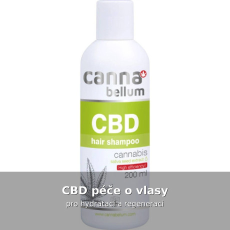 CBD péče o vlasy
pro hydrataci a regeneraci