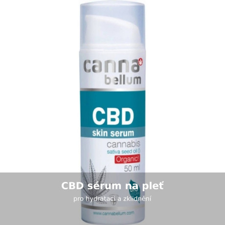 CBD sérum na pleť
pro hydrataci a zklidnění