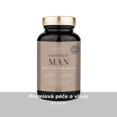 Prémiový doplněk stravy pro muže, kteří chtějí podpořit kvalitu vlasů,