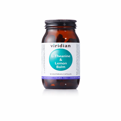 Viridian nutrition L-Theanine & Lemon Balm 90 kapslí (L-Theanin s meduňkou)