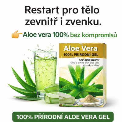 Přírodní aloe vera gel bez zbytečností – pro trávení, pokožku i každodenní vitalitu.