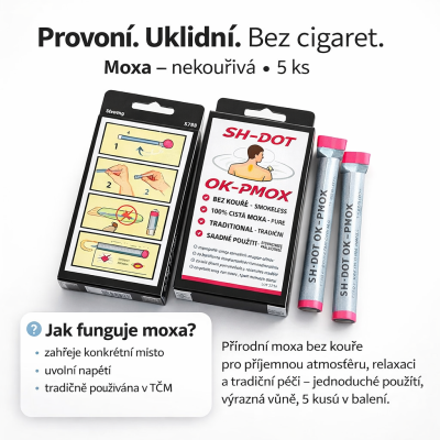 Vonná moxa pro pohodlnější použití