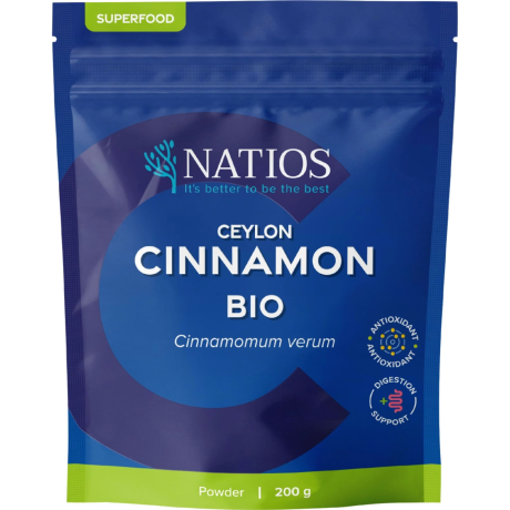 Natios Cejlonská skořice Mletý prášek 200 g, pegrastore.cz