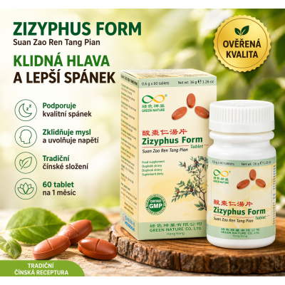 Klidná hlava. Lepší spánek.