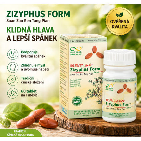 Klidná hlava. Lepší spánek.