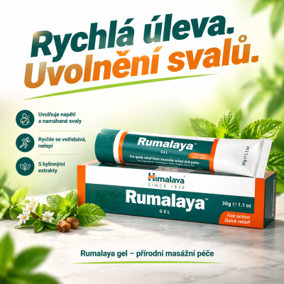 Rumalaya gel 30 g–k masáži v oblasti kloubů, svalů, šlach | PegraStore