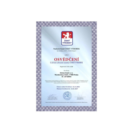 Zelená země CBD denní krém 50 ml | Hydratace pleti | PEGRAstore