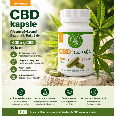 👉 Přesné dávkování. Bez chuti. Každý den.
👉 CBD kapsle pro jednoduchou rutinu.