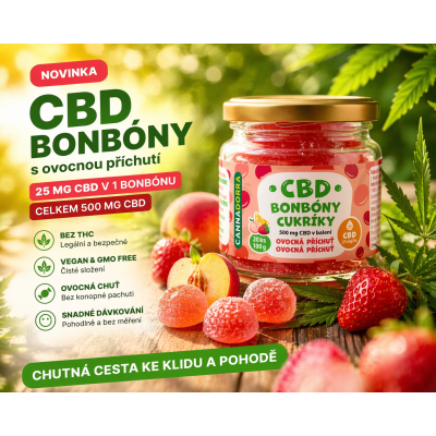 👉 Chutná cesta ke klidu a pohodě.
👉 CBD bonbóny, které si zamiluješ.