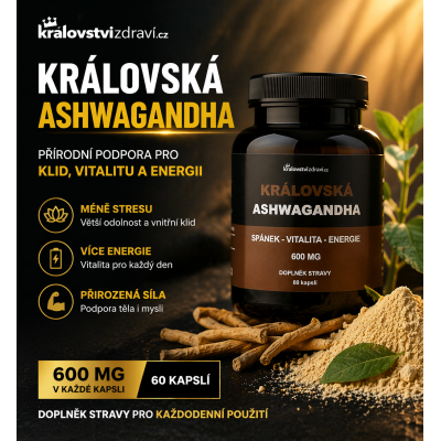 Královská ashwagandha pro vitální klid