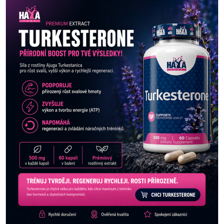 🔥 Přírodní síla pro maximální výkon.
💪 Růst svalů, energie i regenerace – bez hormonů, bez kompromisů.