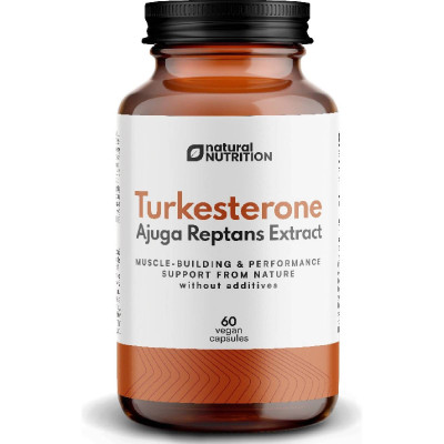 Natural Nutrition Turkesterone - Ajuga Reptans 60 extrakt kapsle, pegrastore.cz