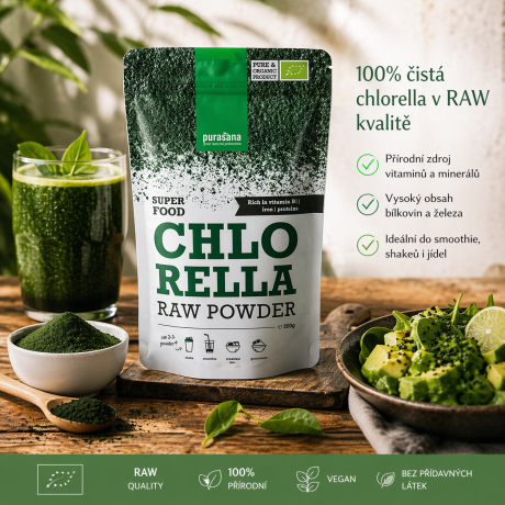 Zelená výživa v čisté RAW kvalitě.
Chlorella pro každodenní rytmus, lehkost a přirozenou vitalitu.