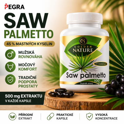 Mužská rovnováha pod kontrolou. Síla extraktu, která dává smysl.