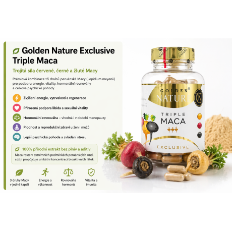 🌱 Trojitá maca pro energii, vitalitu a vnitřní tah v období, kdy od sebe chceš víc.