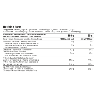 7Nutrition Egg Protein – Vaječný proteinový izolát 900 g Čokoláda. pegrastore.cz