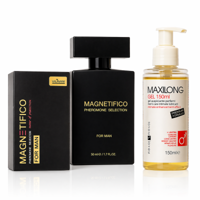 Balíček pro muže, kteří chtějí zaujmout naplno. 🔥
Vůně, sebejistota a intenzivnější zážitek v jednom tahu.