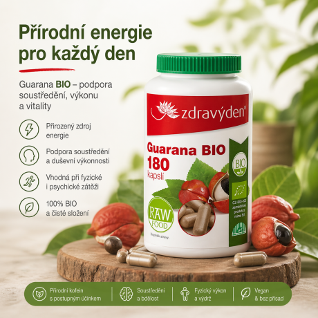 Guarana BIO – přírodní energie z přírody bez kompromisů