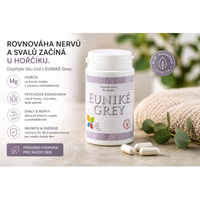 Hořčík, který pomáhá vrátit tělu klid, psychickou pohodu a lepší komfort každý den.