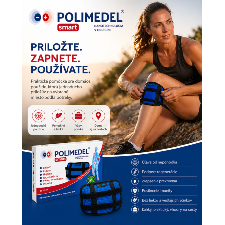 POLIMEDEL je praktická pomůcka pro domácí použití, kterou jednoduše přiložíte na vybrané místo podle potřeby.