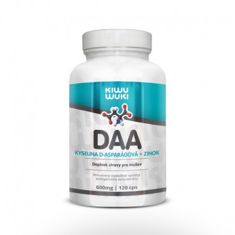 DAA - kyselina D-asparagová + Zinek | 600 mg | 120 cps Doplněk stravy pro muže
