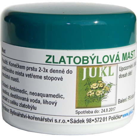 Jukl zlatobýlová mast 50 ml, pegrastore.cz