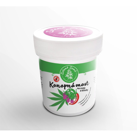 Konopná mast na svaly a kouby, 100 ml
