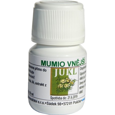 MUMIO VNĚJŠÍ (D1) - tinktura 30 ml